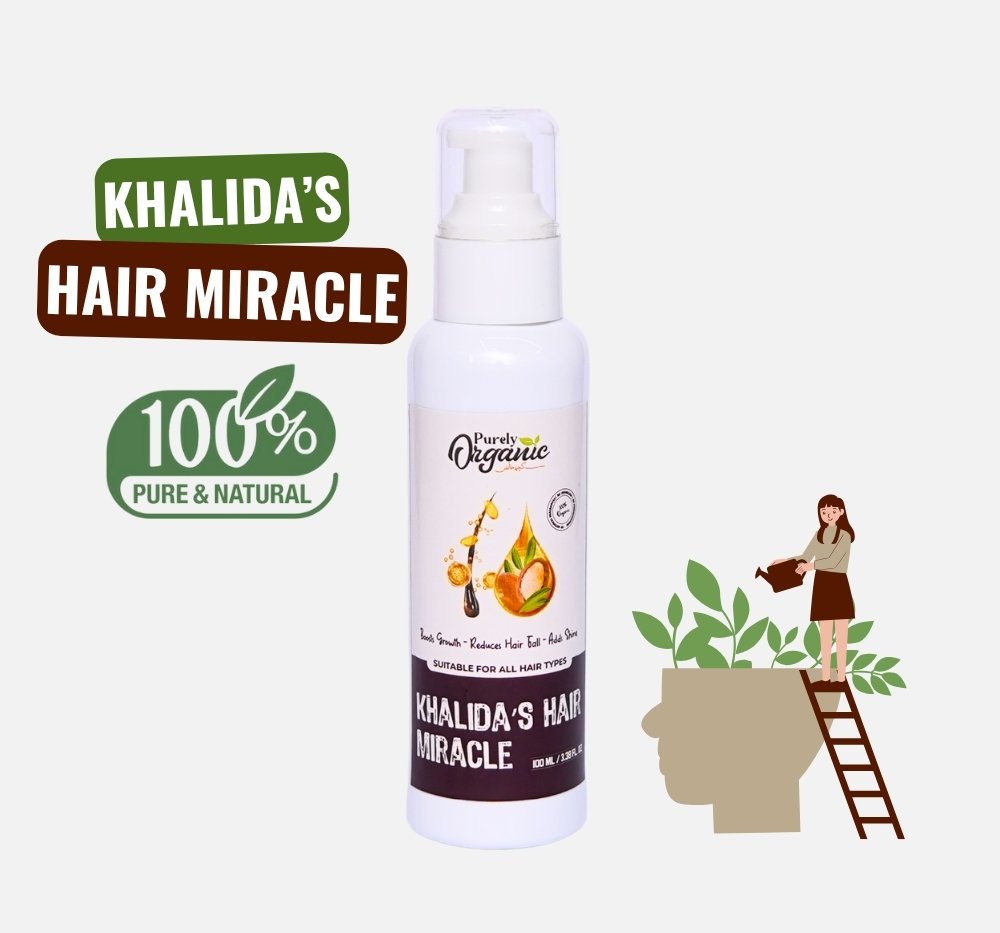 Khalida's Hair Miracle online in pakistan - Natural Hair Strong and Shine - Purely Organic