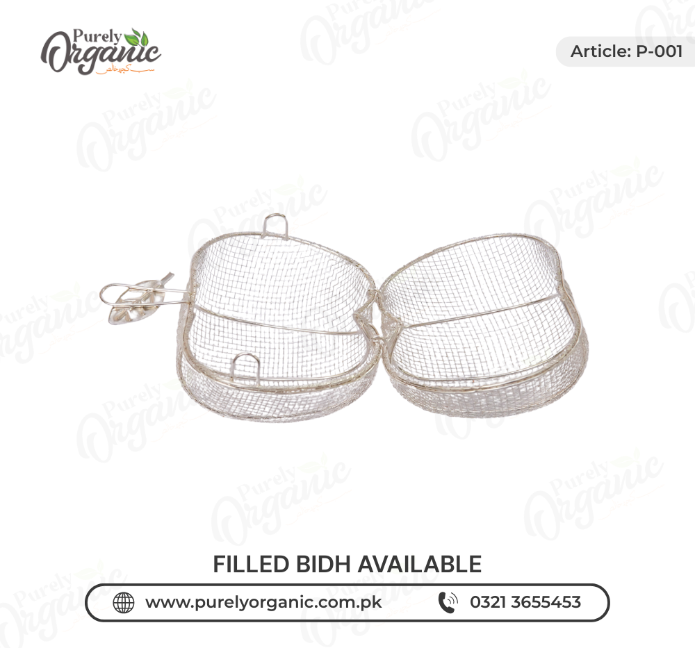 Apple style metal bidh box open view - Purely Organic