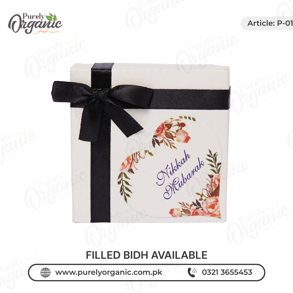 nikkah bidh boxes with ribbon and tag front view – purely organic nikkah bidh boxes with ribbon and tag front view - purely organic