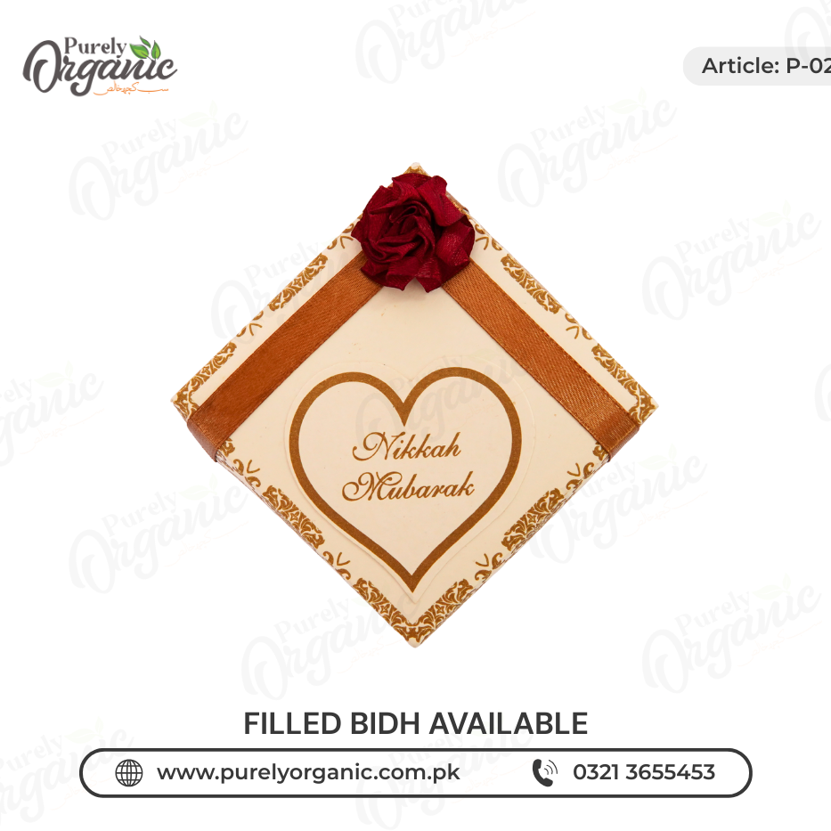 square bidh box with flower and tag printed – purely organic square bidh box with flower and tag printed - purely organic